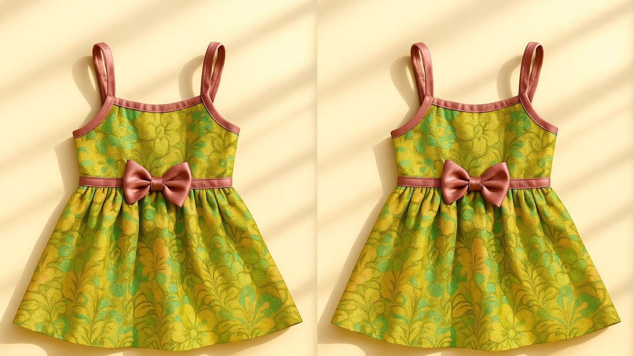 Very Easy Baby Frock Cutting And Stitching/ 0-6 month Baby Frock Cutting#babyfrock #babyfrockdesigns