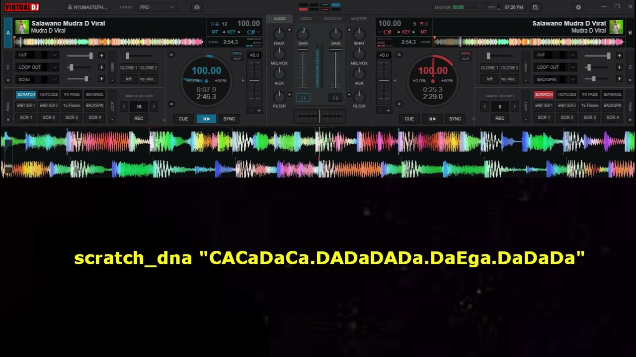 Virtual DJ: Expertly Showcasing the Top 10 DNA Scratches