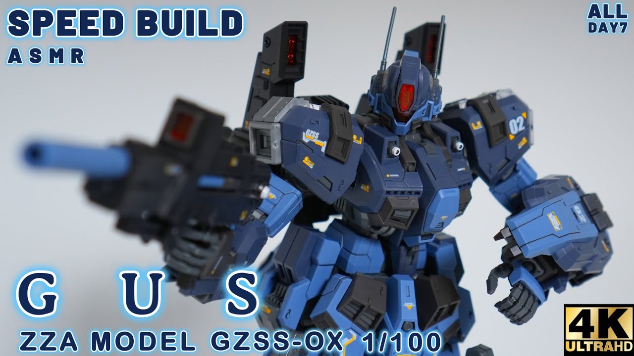 ZZA MODEL GUS MG 1/100 GZSS-OXㅣSpeed BuildㅣModel KitㅣASMR Build