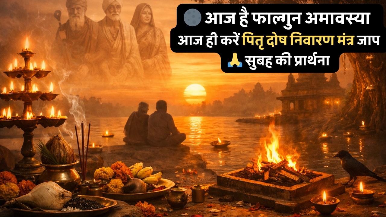 सुबह की प्रार्थना | पितृ दोष निवारण मंत्र जाप 🙏Morning Prayer | 🌑 मंगलवार फाल्गुन अमावस्या