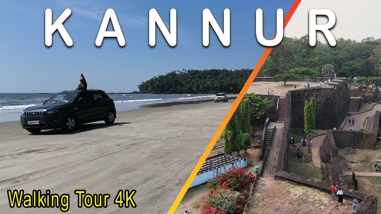 KANNUR 🇮🇳 l Walking Tour Video 4K