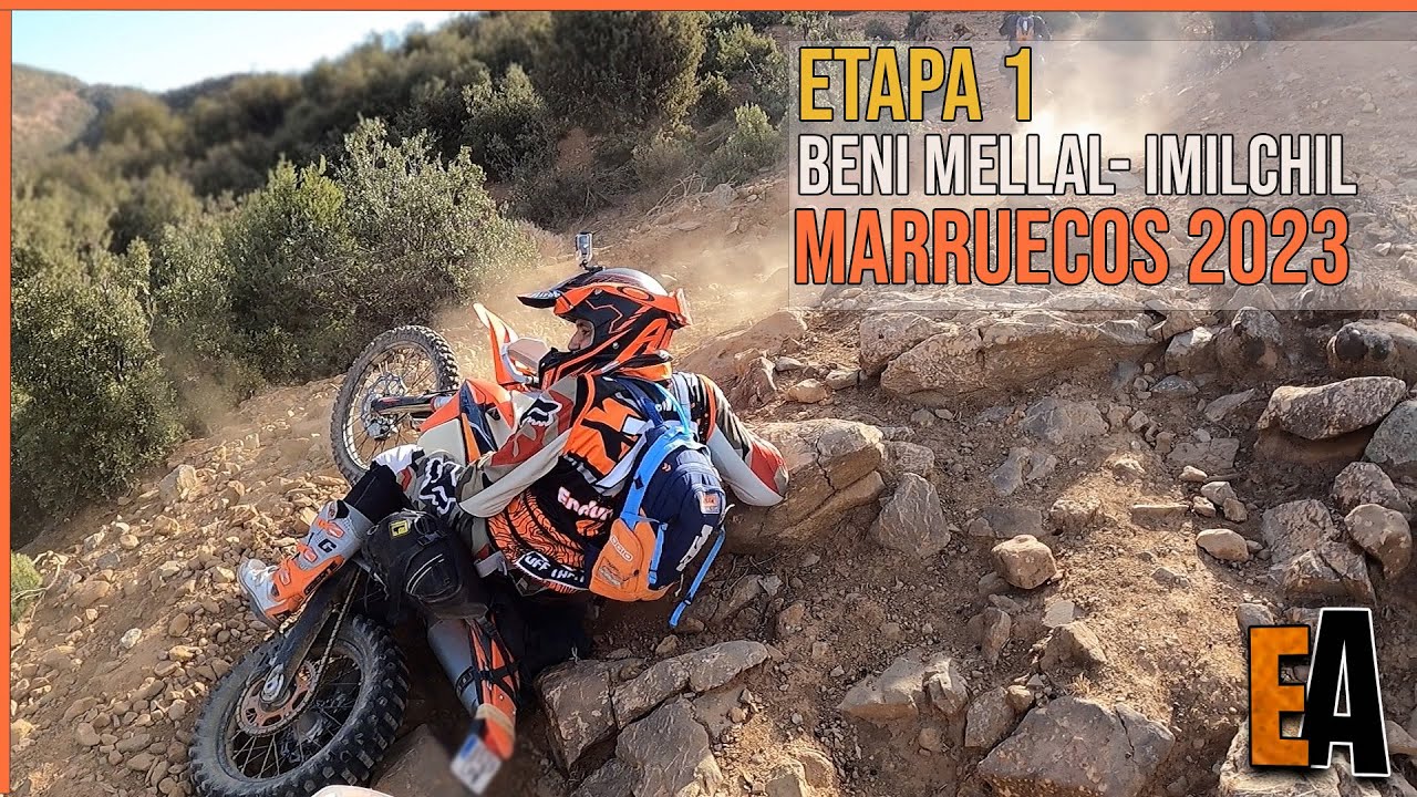 ETAPA 1 MARRUECOS 2023 BENI MELLAL IMILCHIL ENDURO ATLAS SIN ASISTENCIA CON ALFORJAS #ENDUROAVENTURA