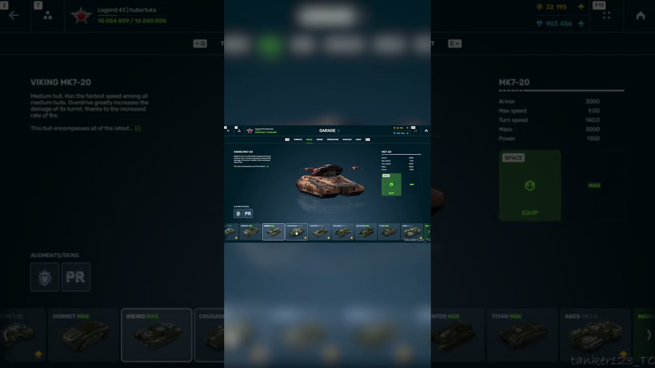 Tanki Online full tour of my garage! Part 1 