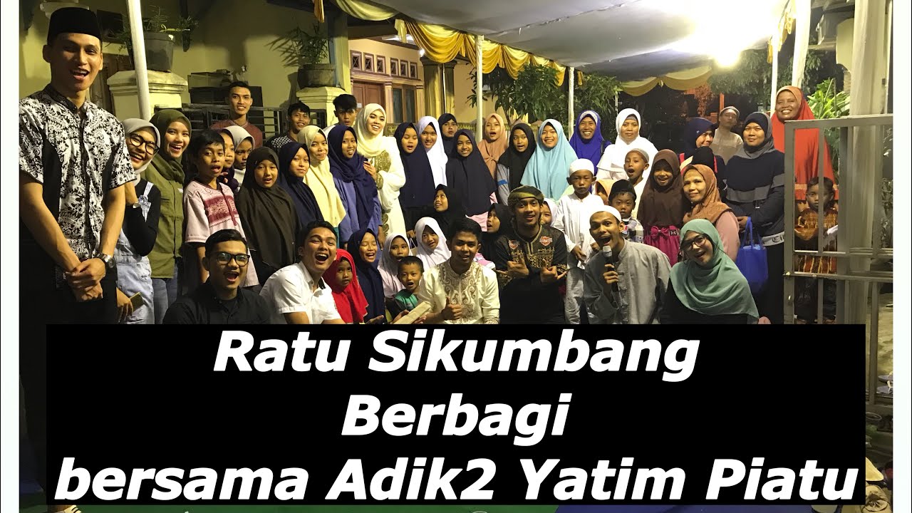 Ratu Sikumbang (Ratu Prillia Menez) Berbagi bersama Adik-Adik Yatim Piatu”