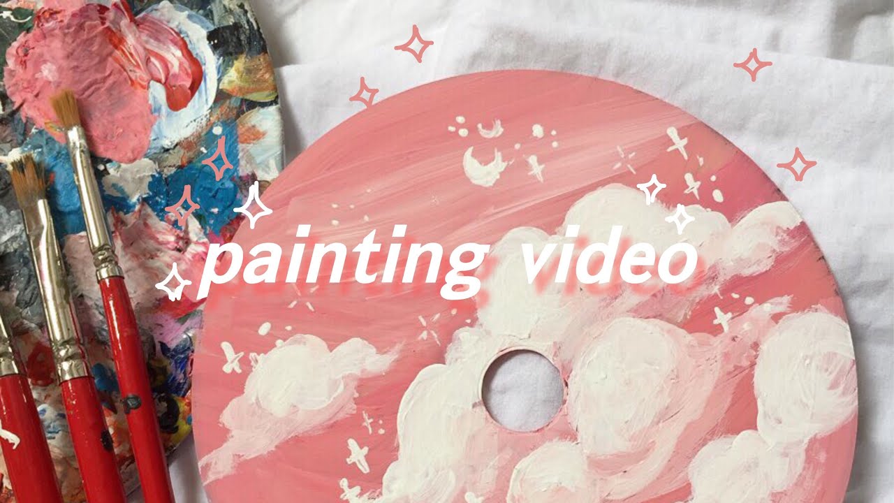 Acrylic fast painting on CD | nay