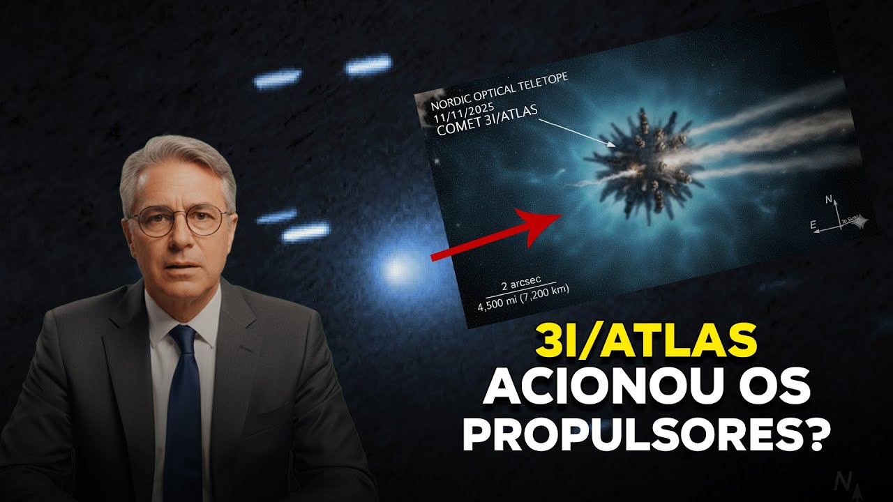 3I/ATLAS Iniciou ACELERAÇÃO! Novas Fotos do Telescópio Tenerife Mostraram Sete Rastros de Exaustão!