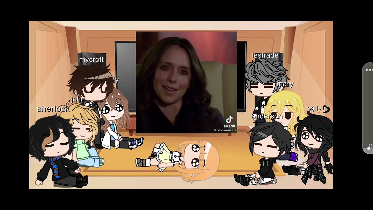 sherlock react to sherlock past as spencer reid gacha club part 3