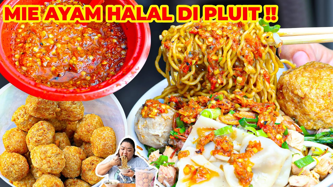 HALAL DAN LARIS MANIS JUALAN MIE AYAM DI KAWASAN PLUIT, JAKARTA UTARA!!
