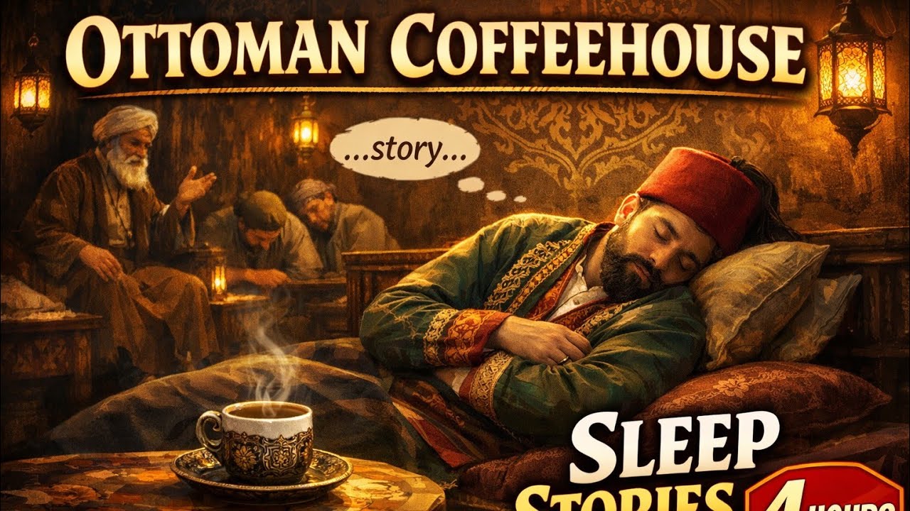 The Boring History For Sleep | Ottoman Coffeehouses Where People Napped Between Stories (4 HOURS)