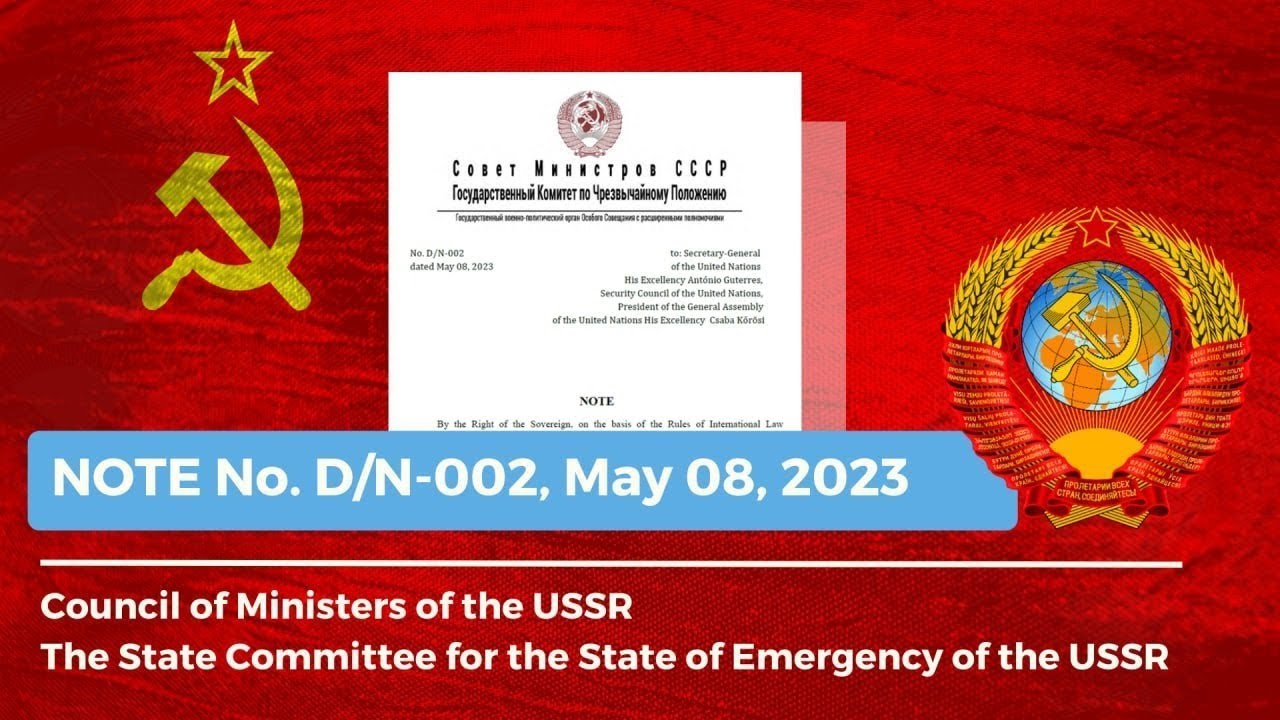 USSR NOTE No. D/N - 002
