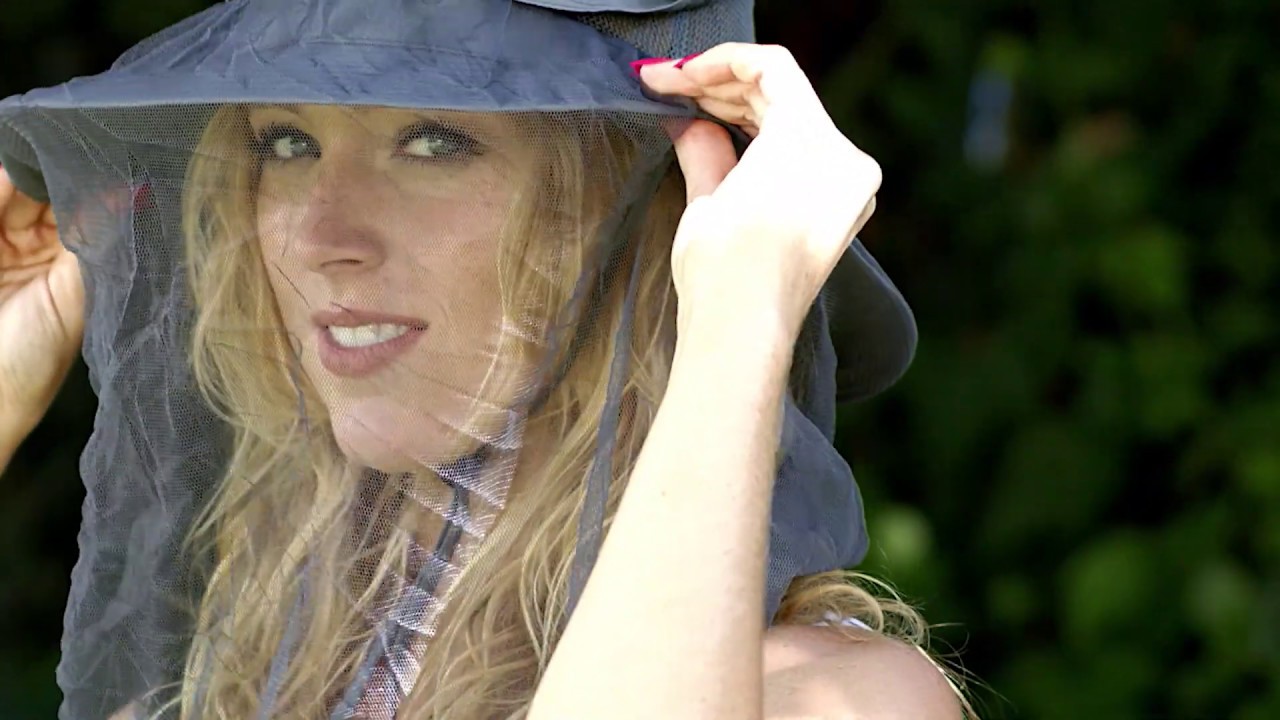 UShake Mosquito Head Net Hat, Safari Hat Sun Hat Bucket Hat with Hidden Net Mesh Protection