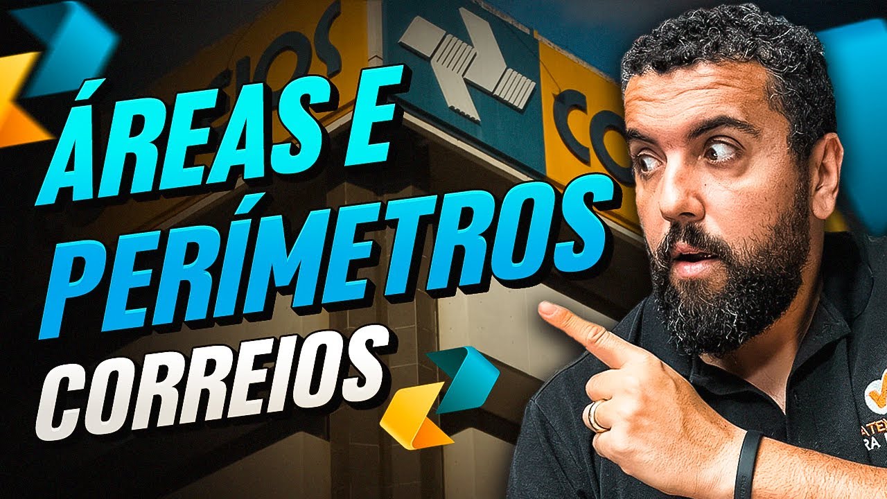 Concurso Correios 2024 | Áreas e Perímetros | Banca IBFC