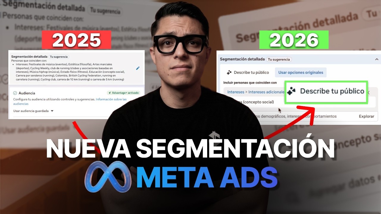 🎯La nueva SEGMENTACI&Oacute;N autom&aacute;tica con IA  en Meta ADS 2026  - C&oacute;mo usarla PASO A PASO
