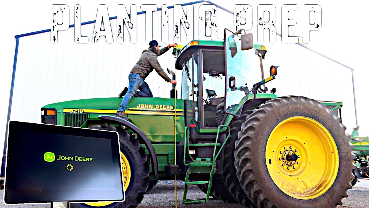 Installing the new John Deere G5 gps units. 