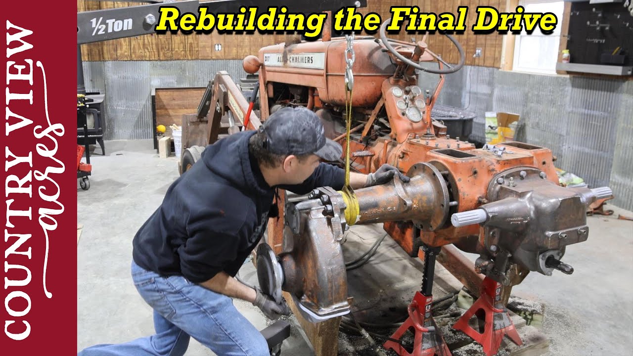 It went back together easier than it came apart.  Allis Chalmers D17 Axle and Final Drive.