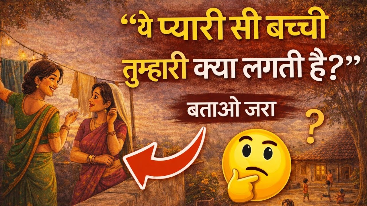 रिश्तों की सबसे कठिन पहेली 😱 | बताओ ये लड़की महिला की क्या लगती है? | 99% लोग गलत!
