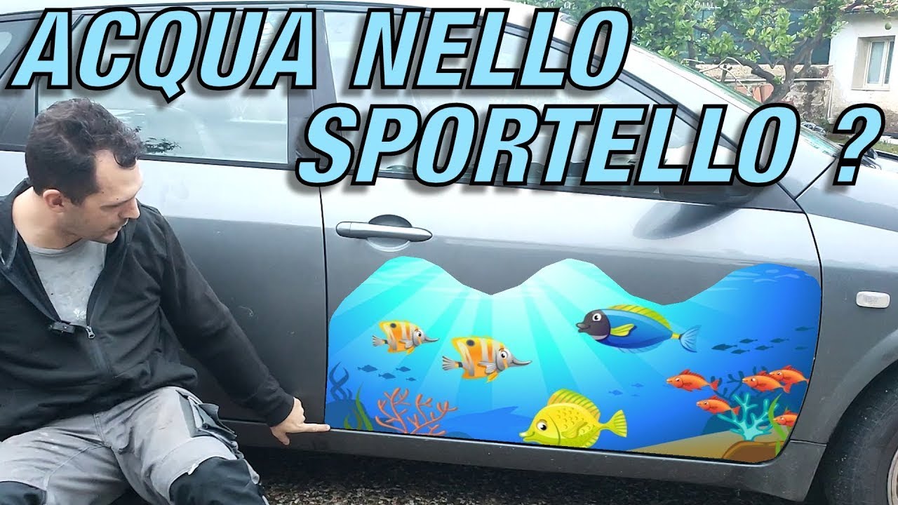 Acqua nello Sportello ? Ecco come Risolvere e Prevenire il problema di accumulo ed infiltrazioni