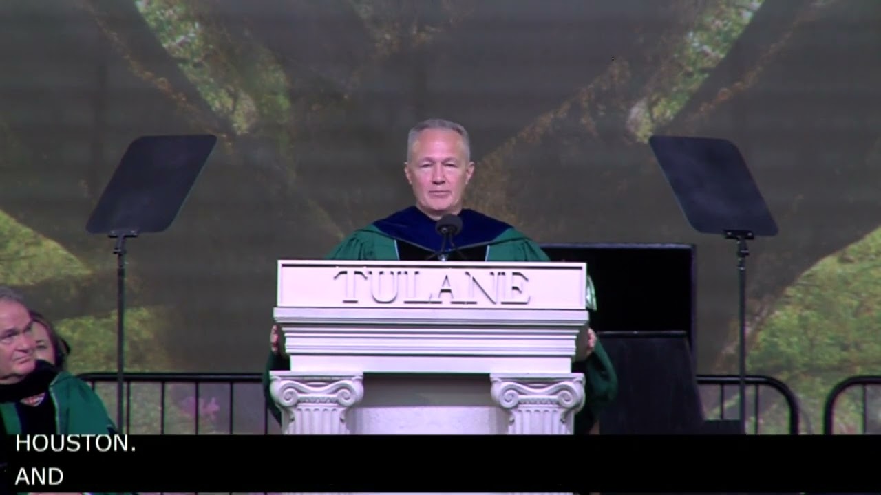 Tulane Class of 2020 Commencement - Col. Doug Hurley