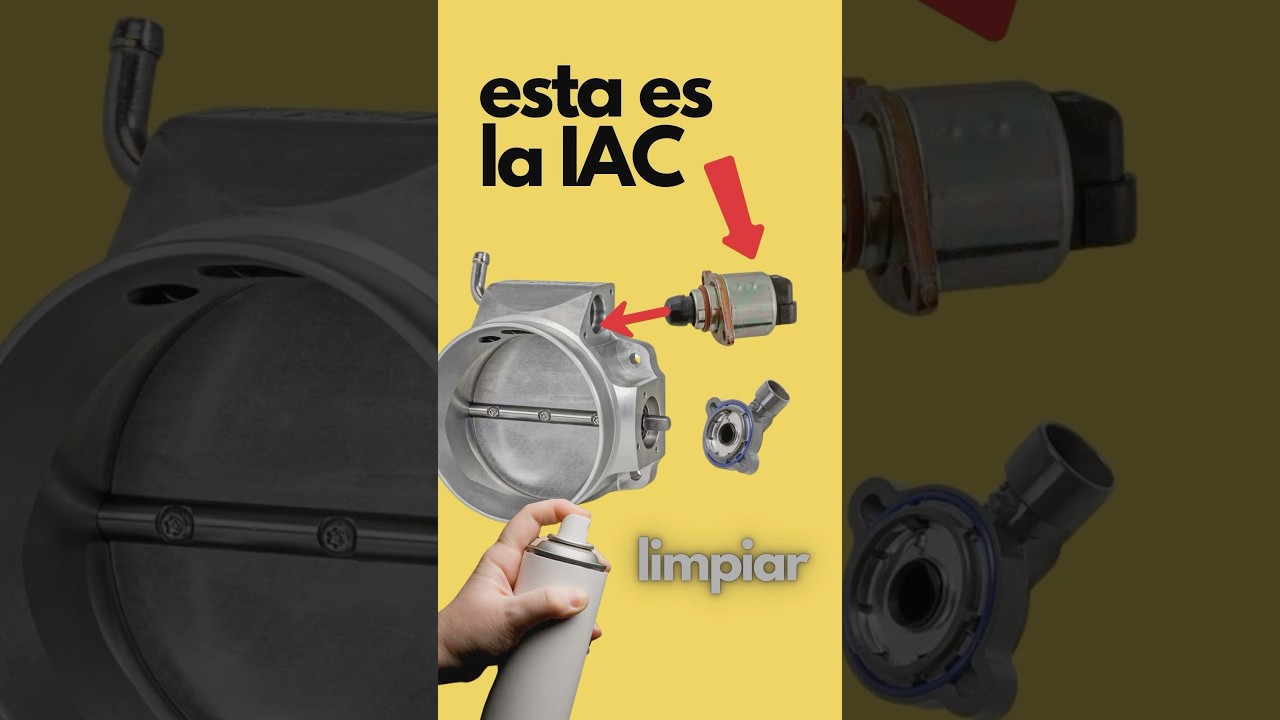 &iquest;Ralent&iacute; inestable? 🤔 Limpia la v&aacute;lvula IAC y soluciona el problema.