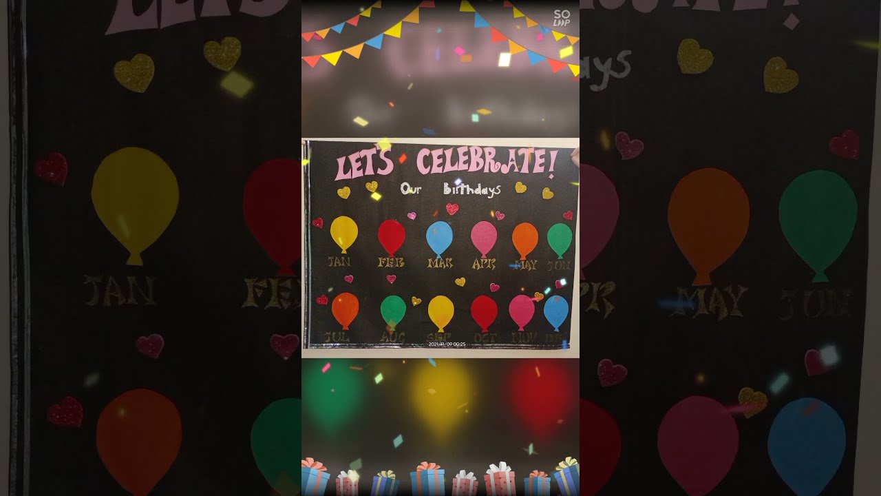 Classroom birthday🎂 chart