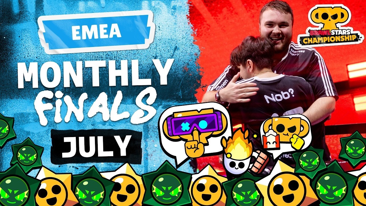 🔥 MISTRZOSTWA Brawl Stars  EMEA - FINAŁY MIESIĄCA -  Lipiec🔥