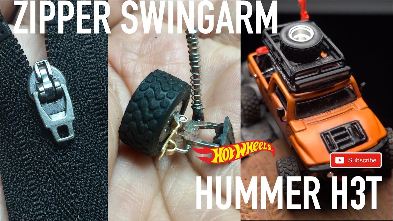 Custom Hot Wheels with Zippers