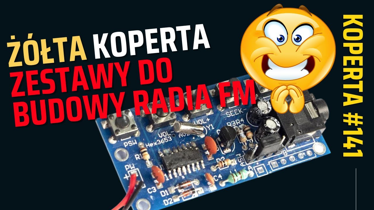 Zestaw DIY Radio FM - Żółta Koperta 