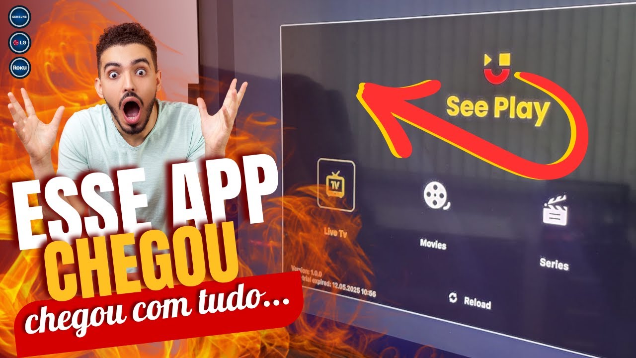 📺 SEE PLAY LAN&Ccedil;AMENTO EXCLUSIVO PARA SMARTVS ROKUTV SAMSUNG LG MELHOR APLICATIVO