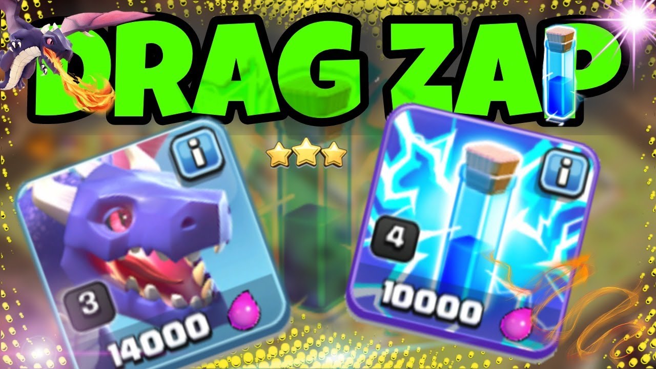 INCROYABLE COMPO DE L'HDV 10 à 12 / DRAG ZAP / Clash of clans Fr