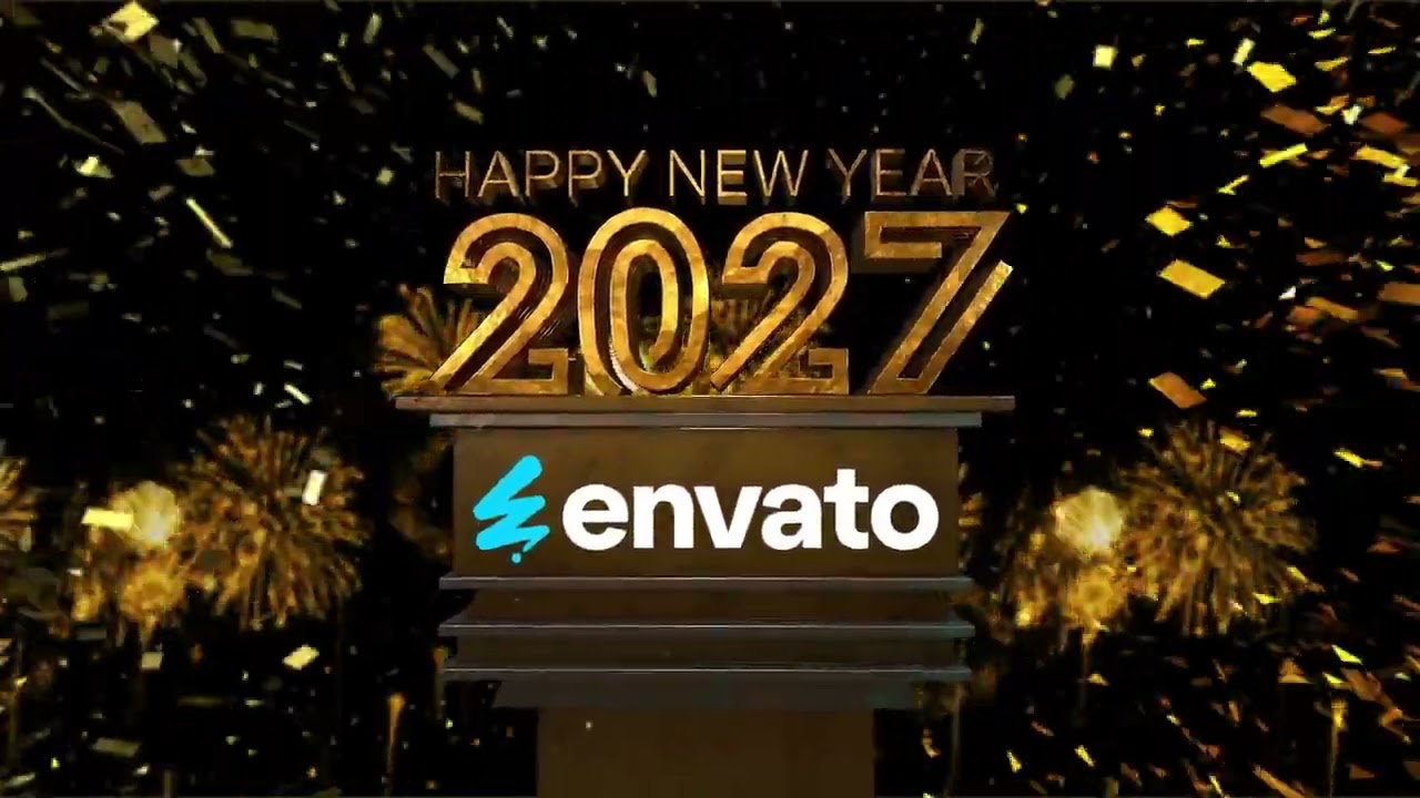 New Year Greetings 2027 - Openers | After Effect Template