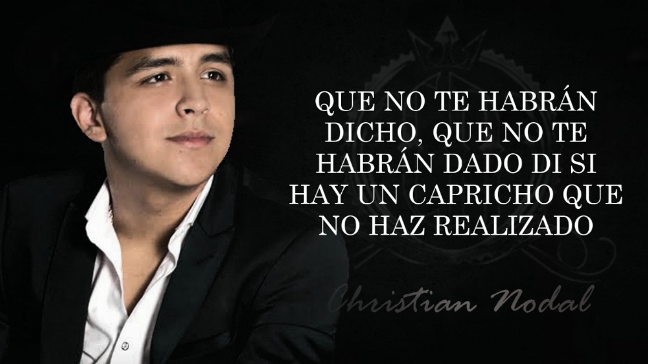(LETRA) ¨EL PRIMER TONTO¨ - Christian Nodal (Versión Acústica)