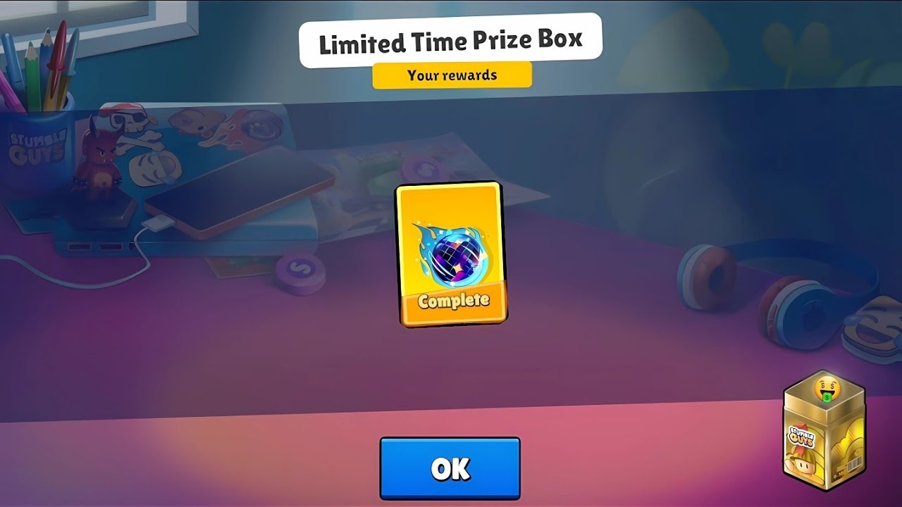 I FINALLY COMPLETED BOUNCING BALL SHARDS! 😱 | SECRET PRIZE BOX REWARD in Stumble Guys!