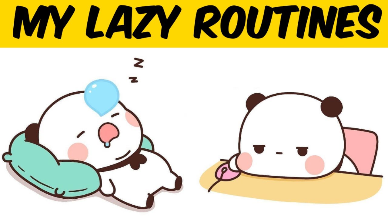 😴Bubu's lazy routine || When Bubu and Dudu meet || Cute cuppies || Cute couples ||❤