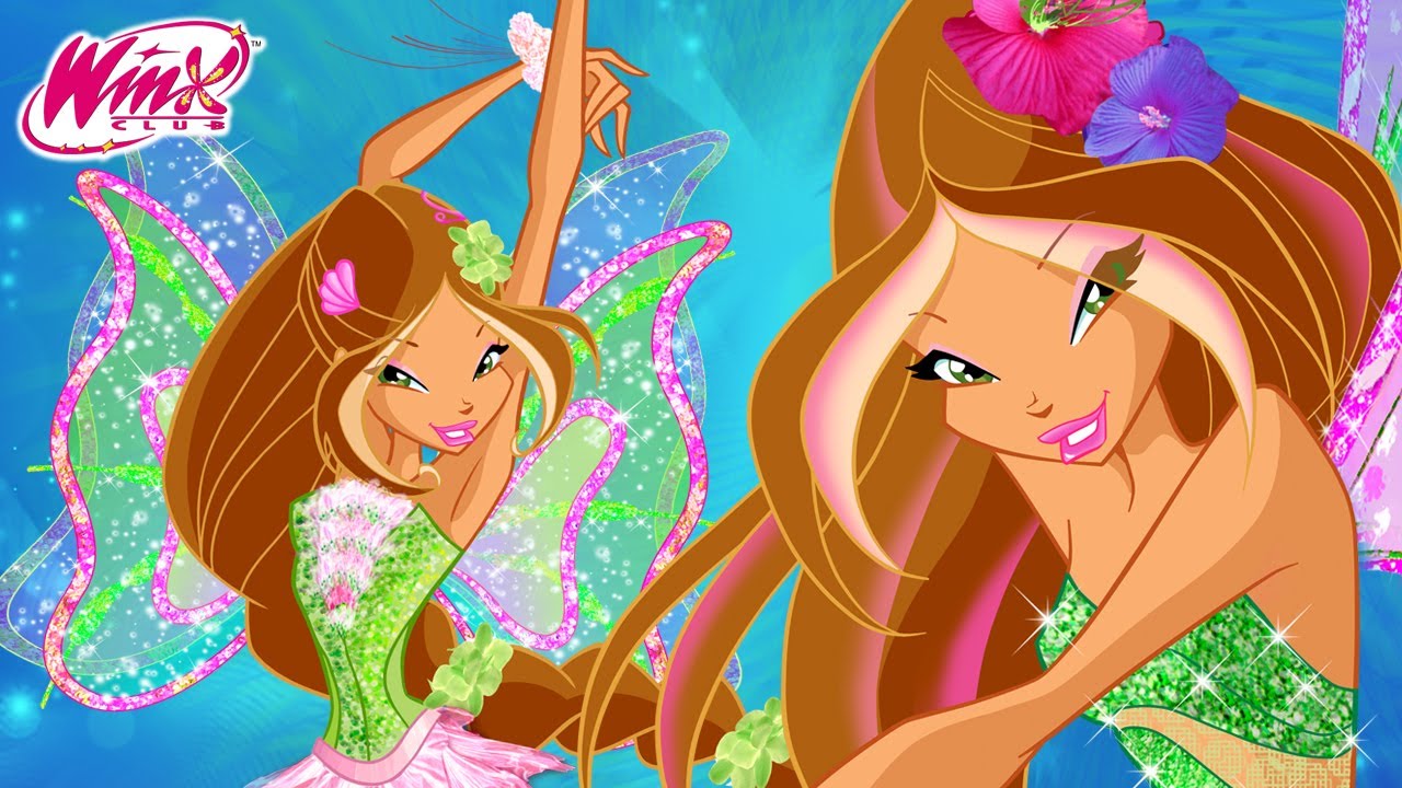 Winx Club - All the transformations of Flora