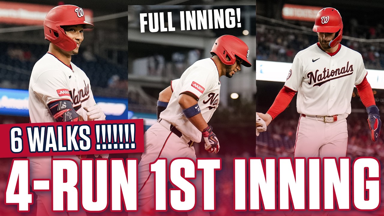 6 WALKS + 4 RUNS in 1 INNING! | Full Inning