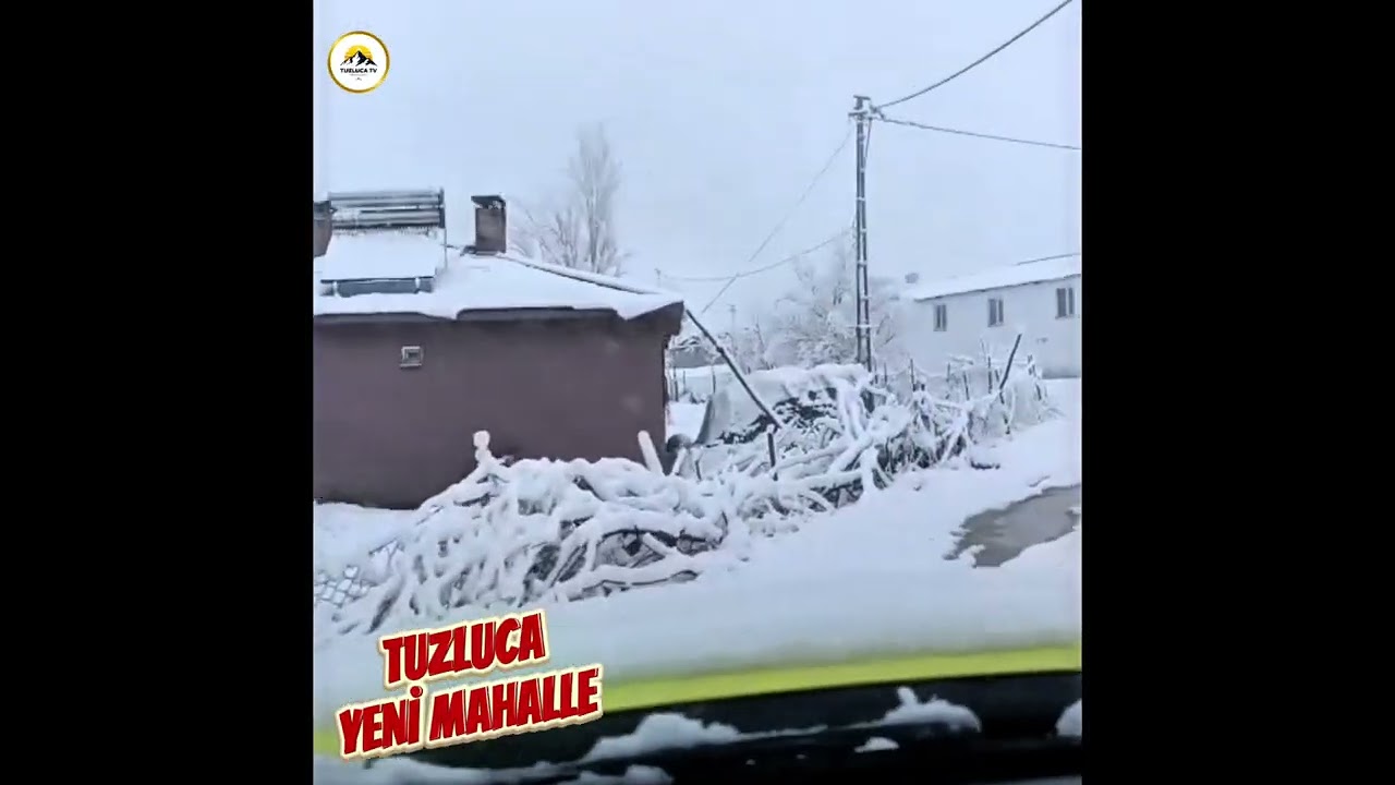 TUZLUCA'DA KIŞ MANZARALI..