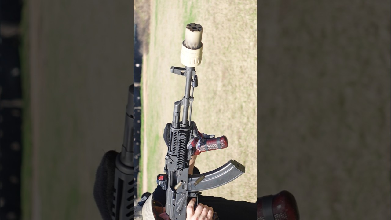 The Russian Deltatek muzzle device is crazy...Full video soon...
