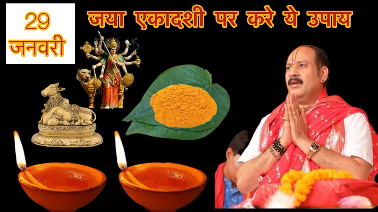 29 जनवरी जया एकादशी पर 1 चुटकी हल्दी का उपाय इतना पैसा आयेगा की #pradeepjimishra #trending 
