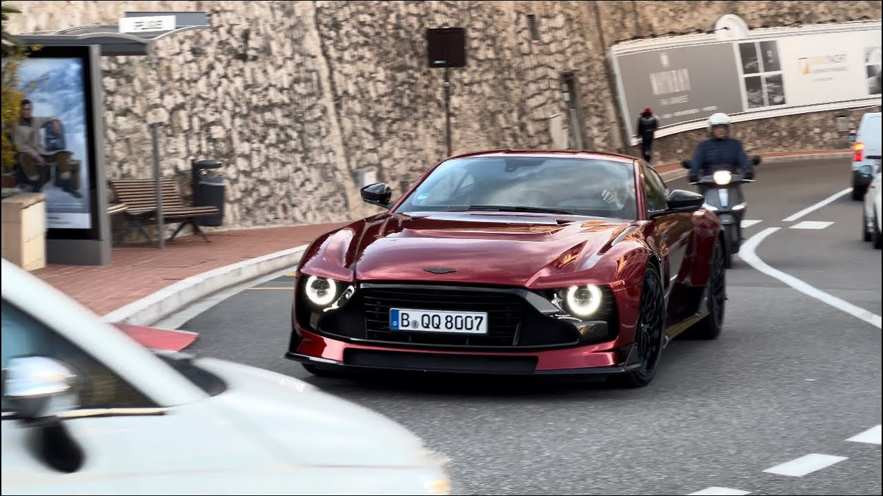Millionaires driving supercars in Monaco! Aston Martin Valour 😍🤩 December 2024