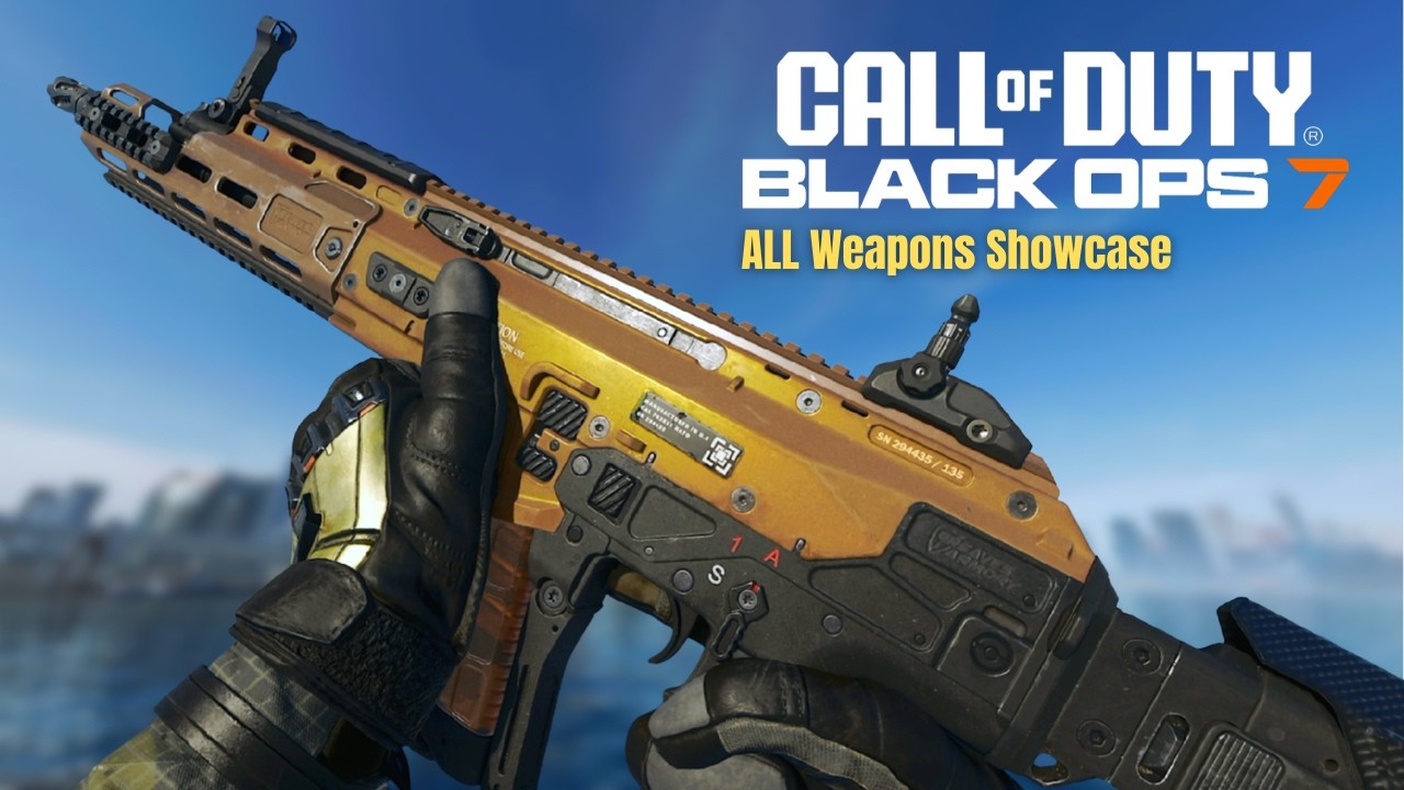 COD : Black Ops 7 - All Weapons Showcase and Inspect Animations