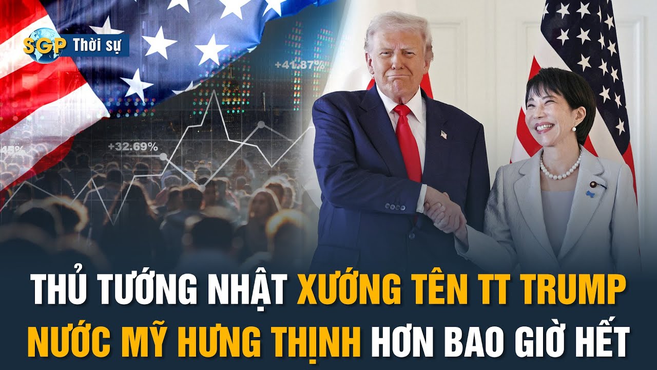 🔴TIN HOA KỲ: Trump được khẳng định hoàn toàn vô can vụ Epstein; Takaichi xướng tên Donald