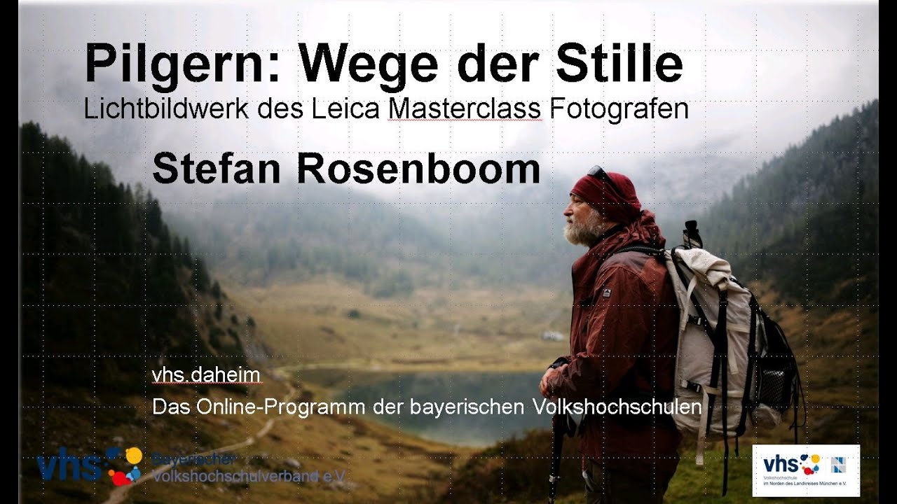 Pilgern: Wege der Stille - Lichtbildwerk von Stefan Rosenboom