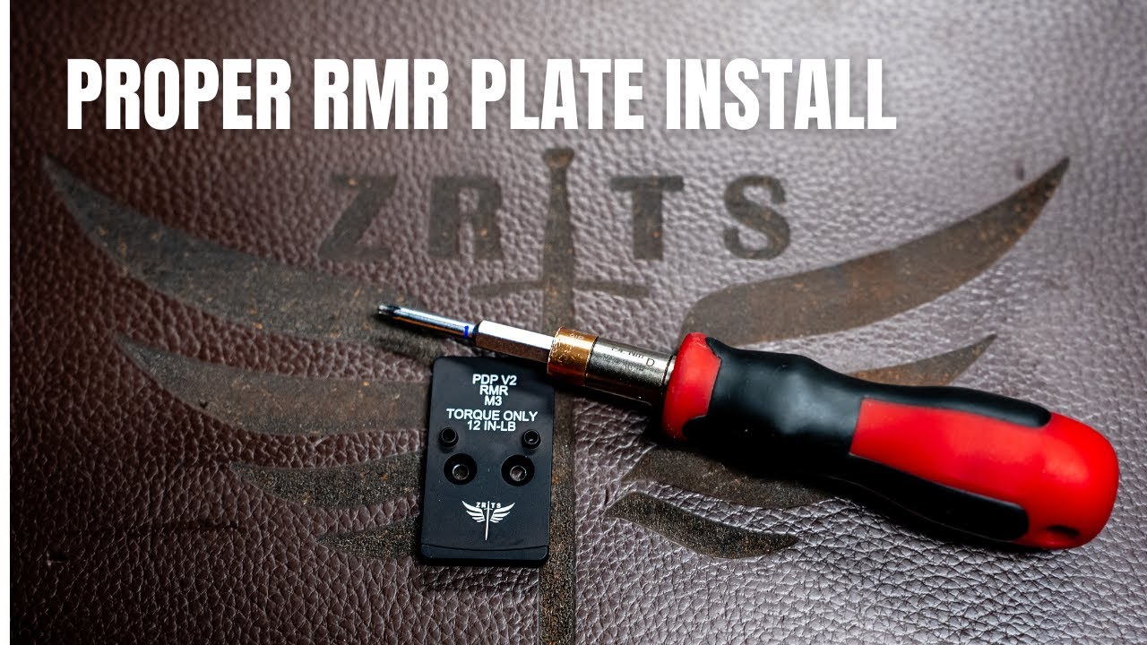 HOW TO INSTALL AN RMR PLATE