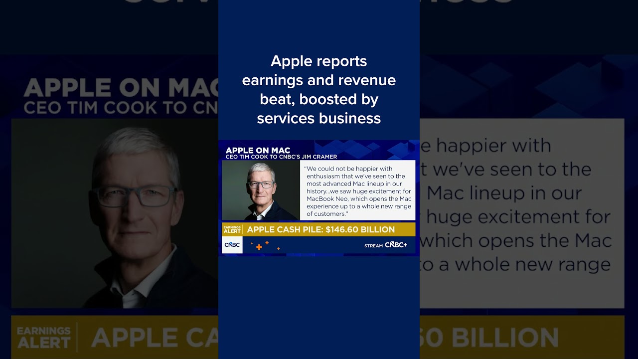 Компания Apple сообщила о превышении прогнозов по прибыли и выручке, чему способствовал бизнес в ...