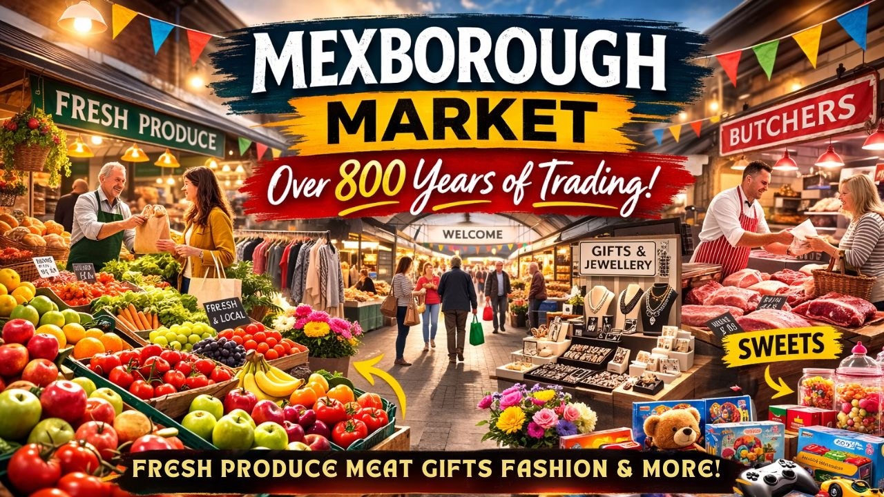 Mexborough Market Tour | 800-Year-Old Indoor Market in South Yorkshire | Fresh Produce, Gifts & More