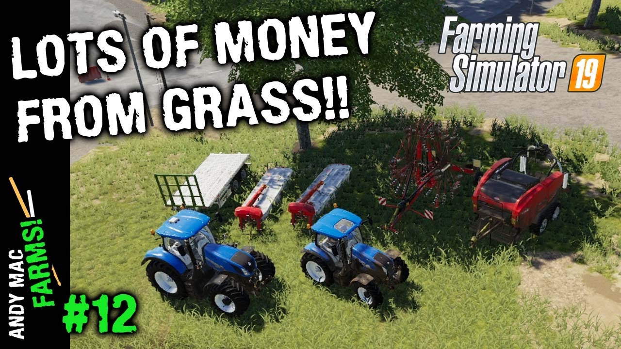 How to make Money from Grass Silage in FS19 - Dad's Farm Part 12!