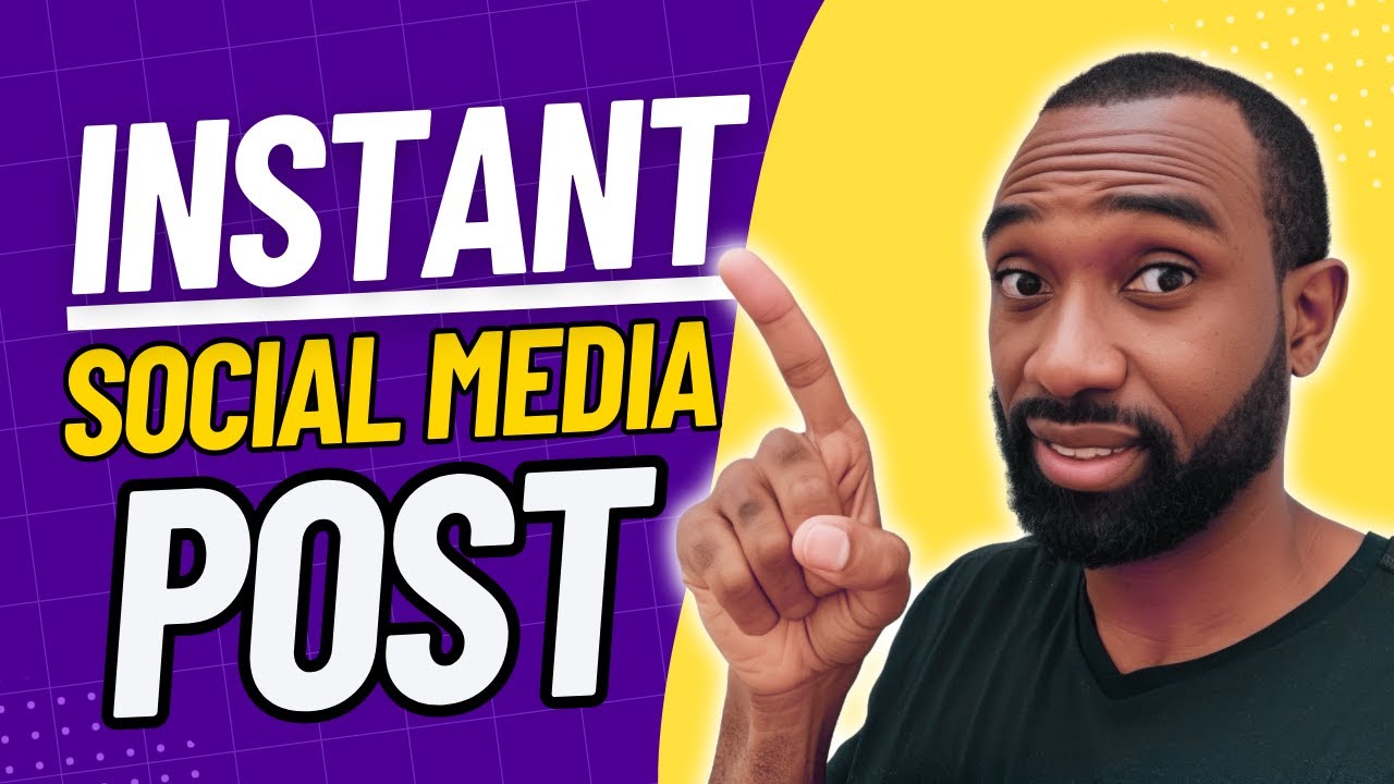 Create Social Media Posts from YouTube & Blogs INSTANTLY