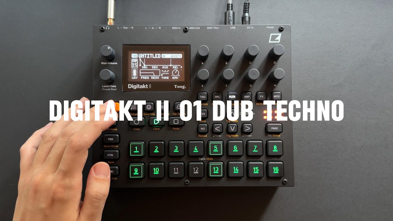 Dub Techno with Elektron Digitakt II 01