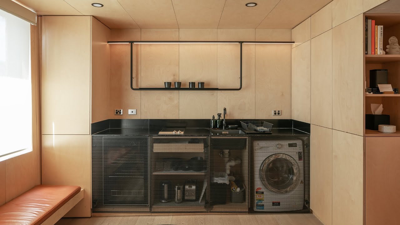 This Minimalist 29m2 Micro Apartment Feels Like An Urban Cabin