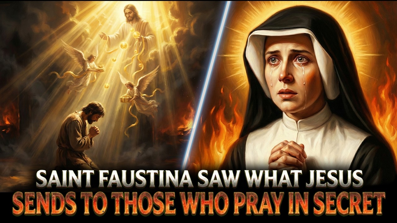 Saint Faustina Saw What Jesus Sends to Those Who Pray in Secret — No One Was Supposed to Know This